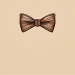 brown bow tie image